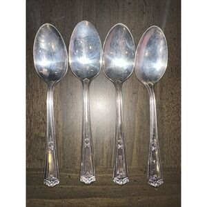 SET 4‎ Teaspoons Vintage INTERNATIONAL Silverplate WINFIELD